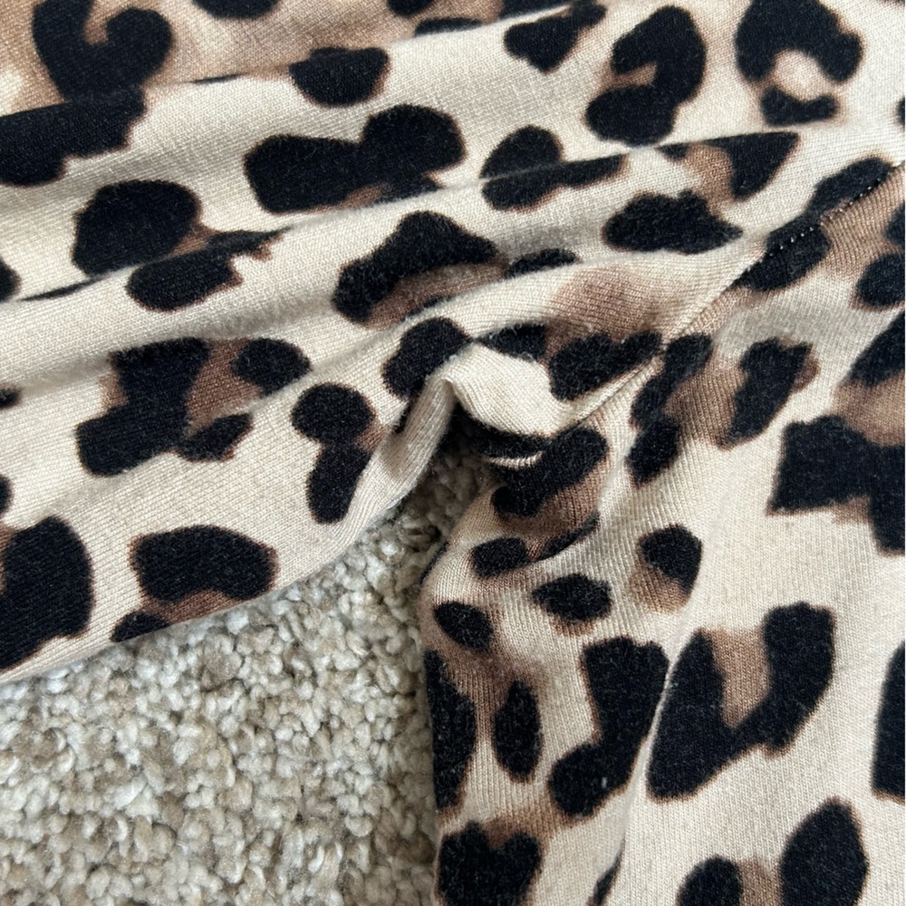 Chico's Leopard Print Long Sleeve Top - Picture 7 of 11